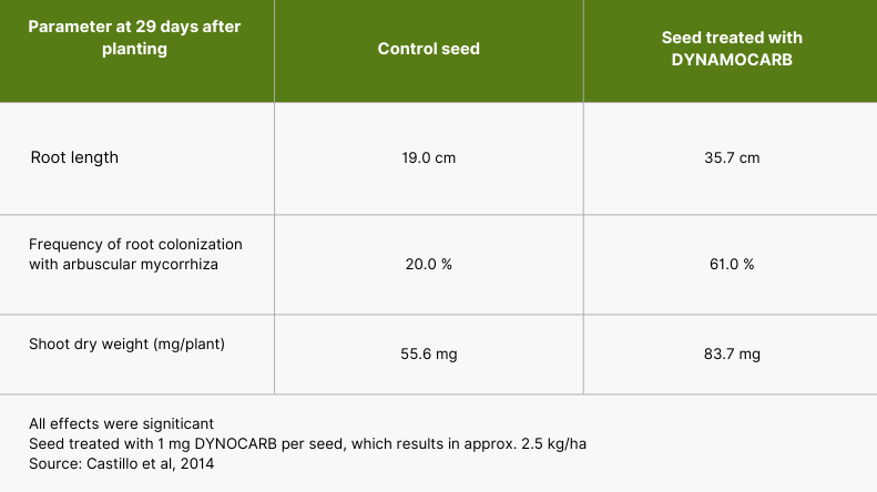 Dynocarb table No. 2